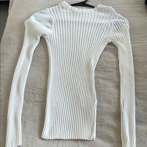 anine bing ribbed tee